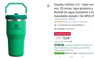 Vaso con popote 