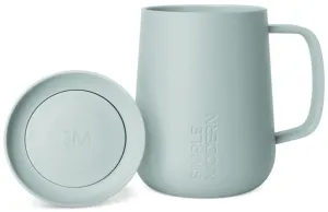 Simple Modern Taza de Café para Viajes con Asa, Vaso Térmico de Café de Acero Inoxidable con Taza para Té, Regalos para Mujeres y Hombres, Voyager Colección, 350ml, Sea Glass Sage