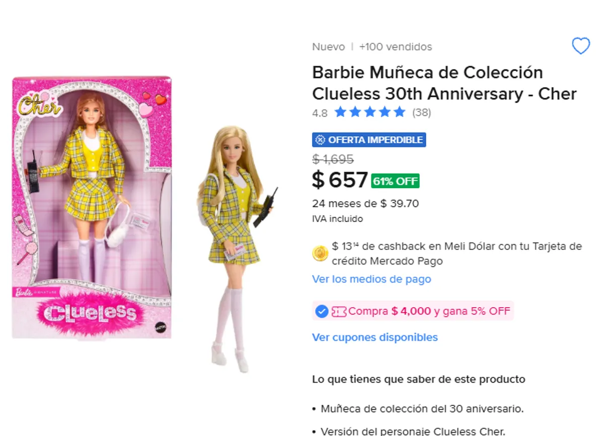 REMATE DE LA BARBIE DE CHER DE CLUELESS