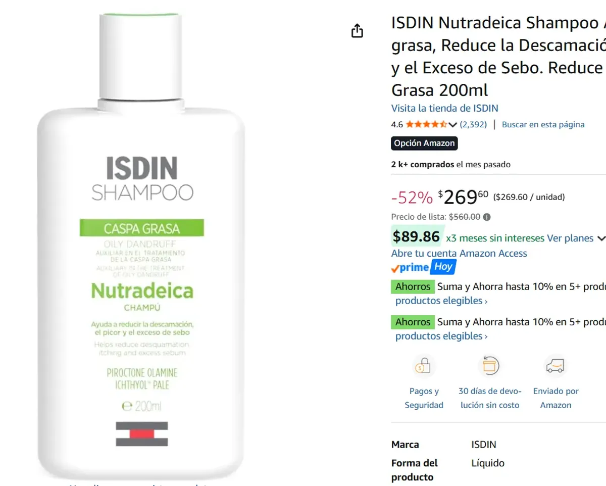 Shampoo Anticaspa a 200ml