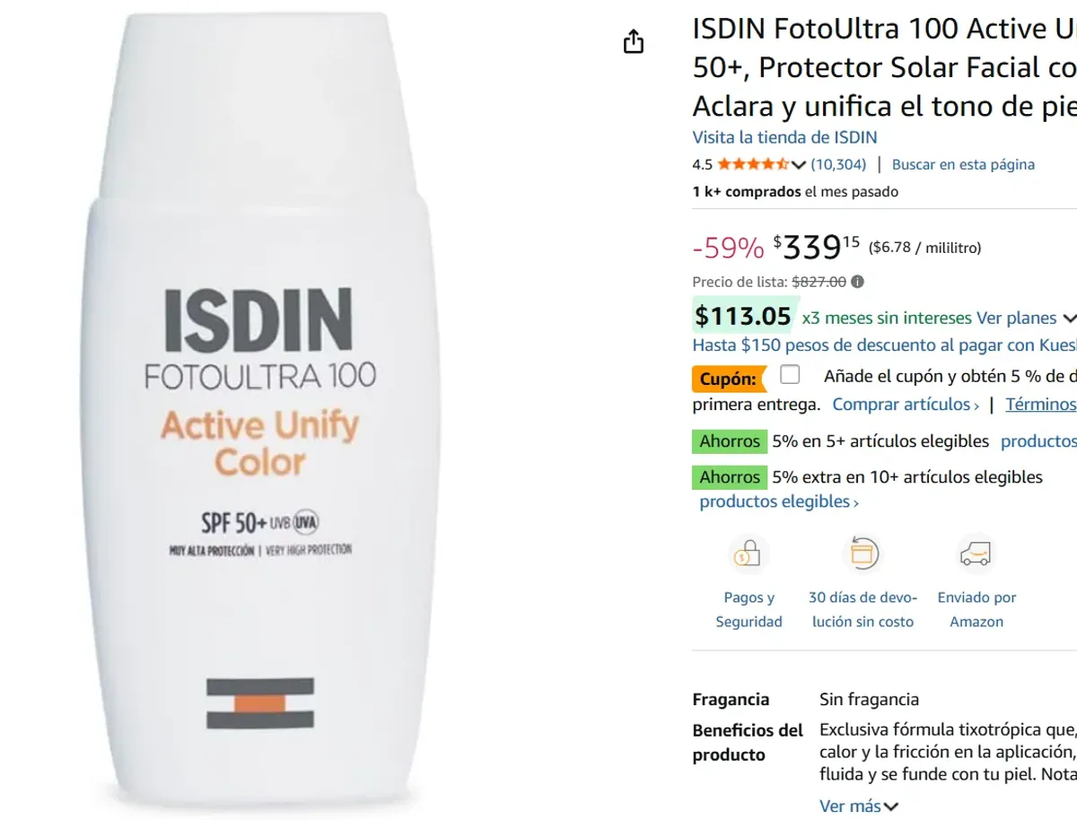 Protector Solar Facial  50 ml