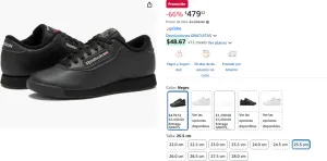 ULTRA OFERTÓOON TALLA 25.5 - Reebok Princess Tenis para Mujer
