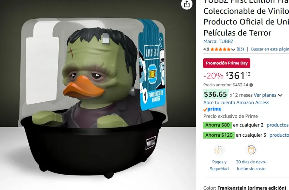 TUBBZ DEL MONSTRUO DE FRANKENTEIN