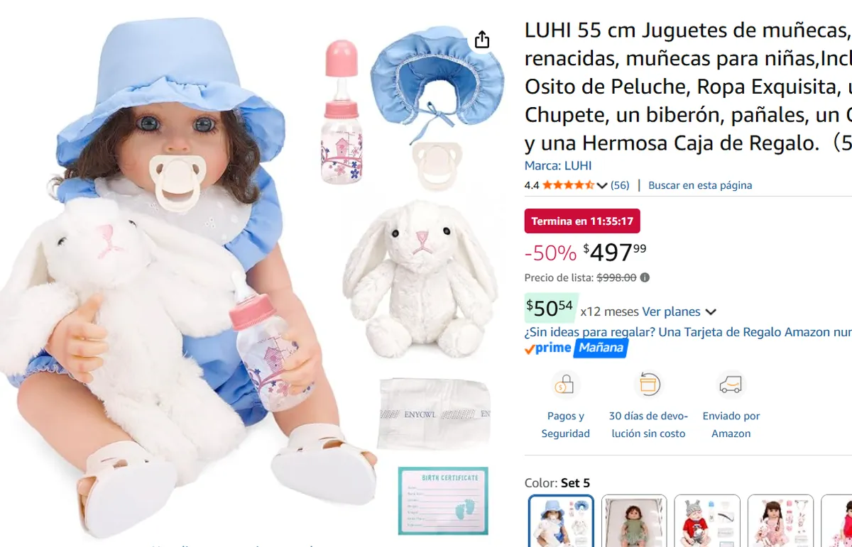 muñeca newborn 