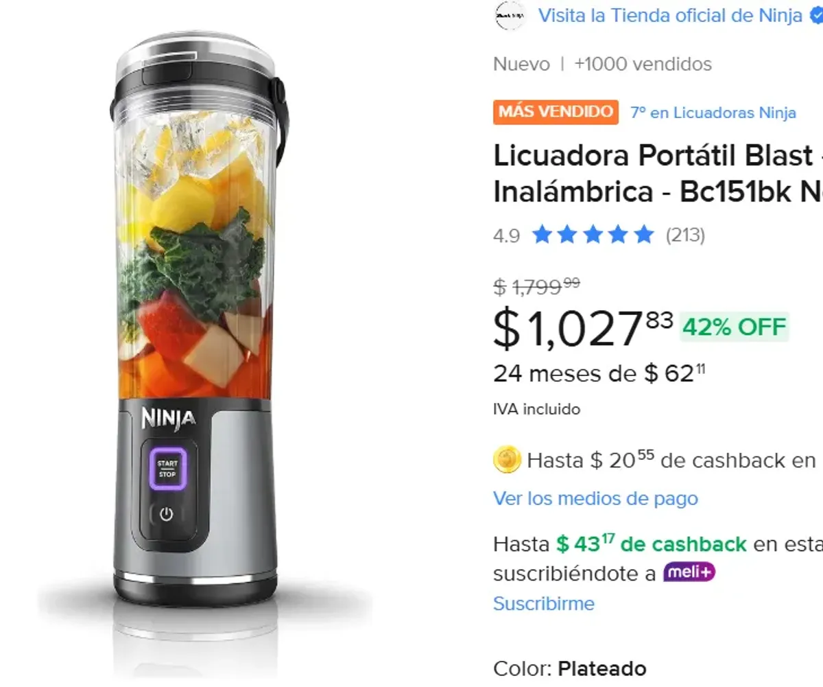 Licuadora Portátil 