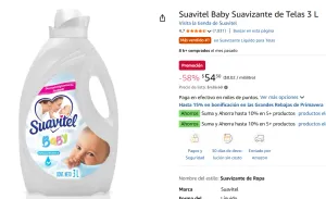 Baby Suavizante de Telas 3 L
