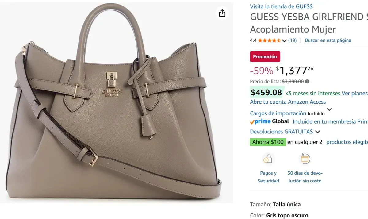 GUESS bolsa