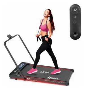Caminadora Electrica Walking Pad Con Asa Y Control Negro