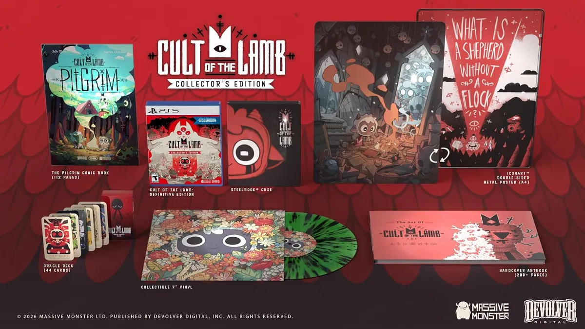 CULT OF THE LAMB COLLECTORS EDITION PARA PS5