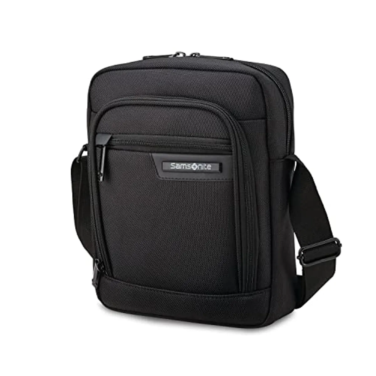 Samsonite Classic 2.0 - Bolso cruzado RFID, 10.1 pulgadas, color negro, Negro -, 10.1" RFID Crossbody Bag, Classic 2.0