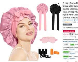 Gorro De Seda Para Dormir