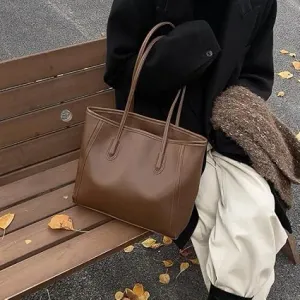 Bolso Hobo para mujer, bolso grande de piel vegana, bolso de hombro y bolso para mujer