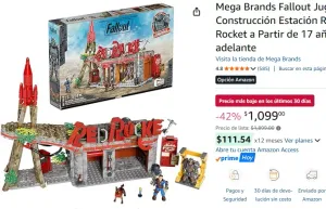 Mega Brands Fallout Juguete de Construcción Estación Red Rocket a Partir de 17 años en adelante