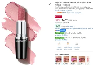Labial Rosa MetáLico 