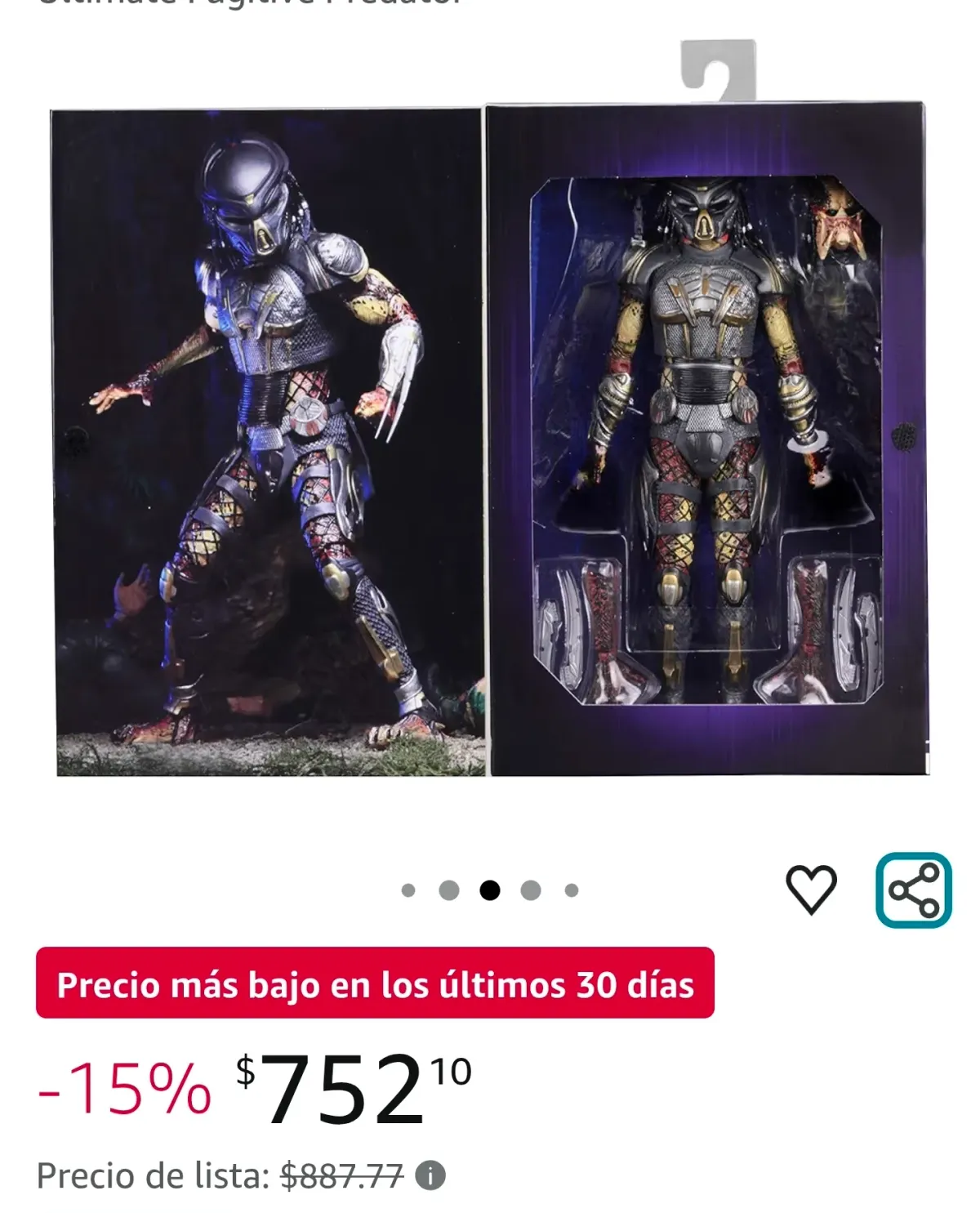 ULTIMATE FUFITIVE PREDATOR DE NECA