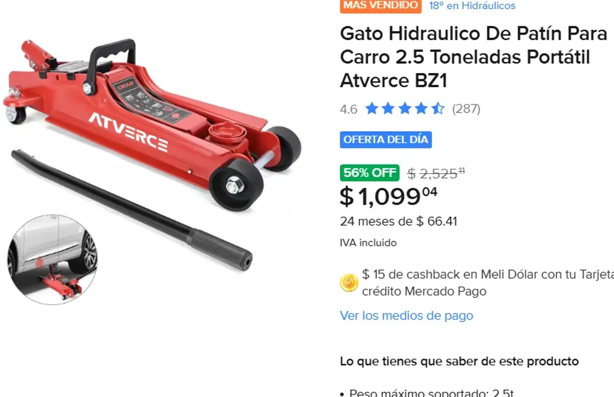 Gato Hidraulico De Patín 