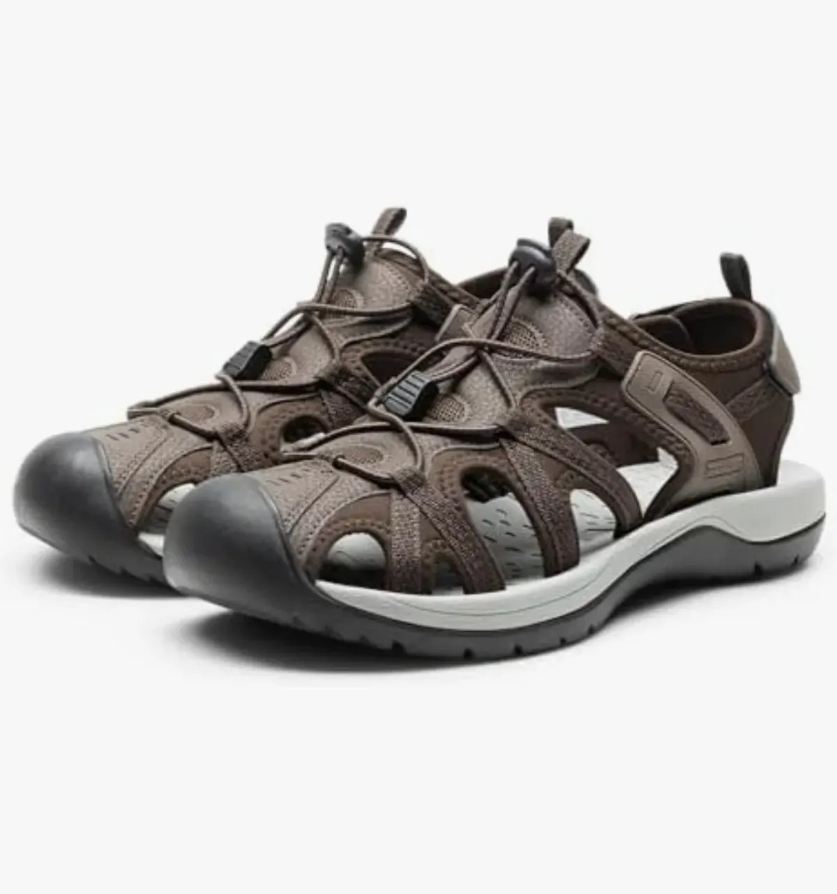 DREAM PAIRS Sandalias de Senderismo para Hombre con Punta Cerrada, Sandalias de Deportivas para Hombre