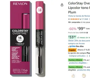 ColorStay Overtime Lipcolor tono Perennial Plum