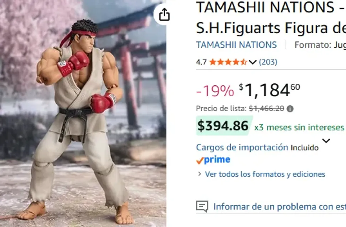 MÁS PIEZAS DE RYU FIGUARTS CON DESCUENTO