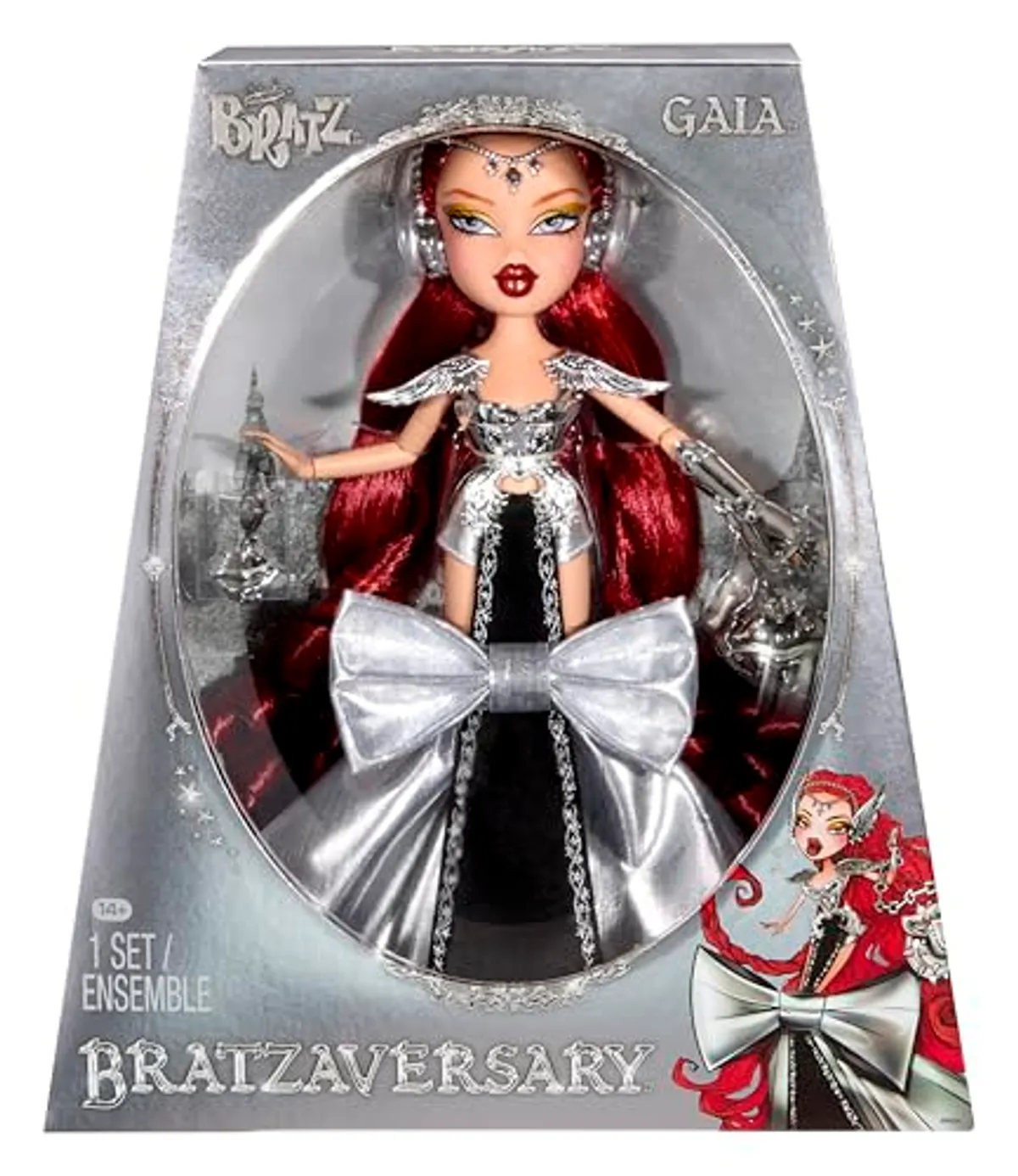 Bratz, Bratzaversary Doll 2026 Phoenix Gaia, Diosa de la Moda, Muñeca de Colección, de 25° Aniversario, Edición Limitada