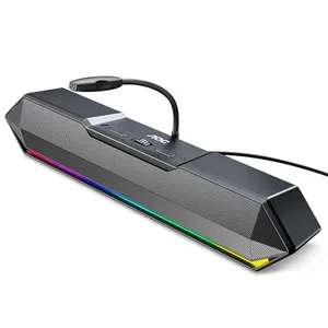 AOC ACS4650 Bocinas para PC, Micrófono Ajustable de 10W, Barra de Sonido