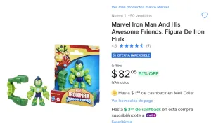 LIQUIDACIÓN DE IRON HULK PARA LA BENDI