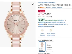 Anne Klein Reloj 