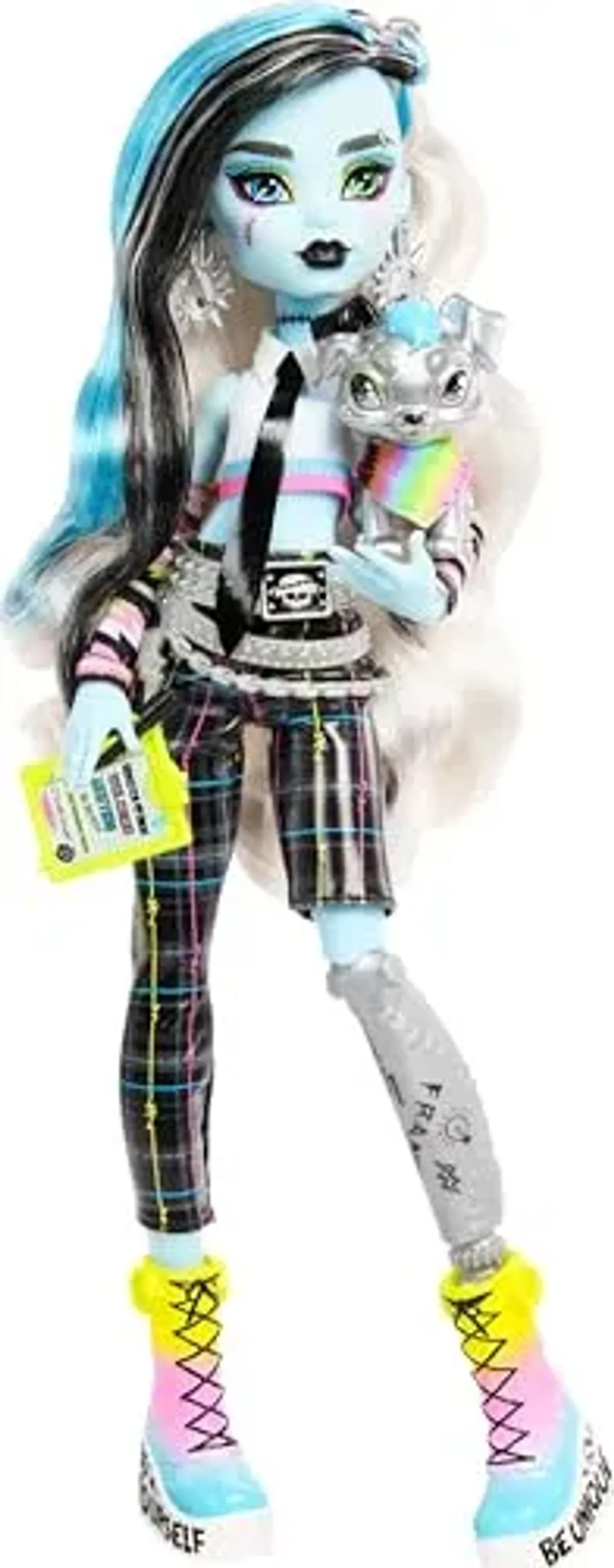 Monster High Set de Juego Frankie Comité de Bienvenida para niñas de 4 años en adelante