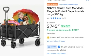 Carrito Para Mandado Plegable 