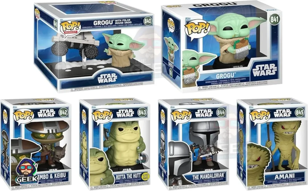 NUEVOS FUNKOS DE LA PELI DEL MANDALORIAN Y GROGU EN PREVENTA!! NO COBRAN HASTA QUE ENVÍAN!!