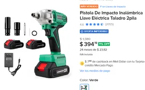 Pistola De Impacto Inalámbrica 