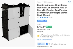 Zapatera Armable 