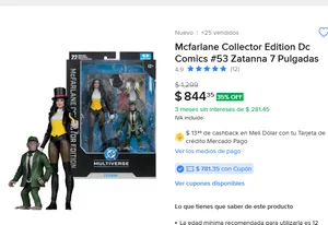 ZATANNA COLLECTORS BAJA CON EL CUPÓN "PRECIOSBAJOS"