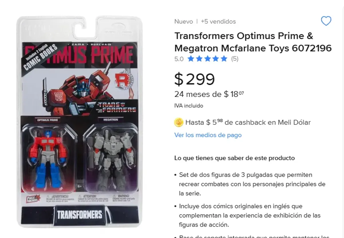 Doble Pack Page Punchers de Transformers