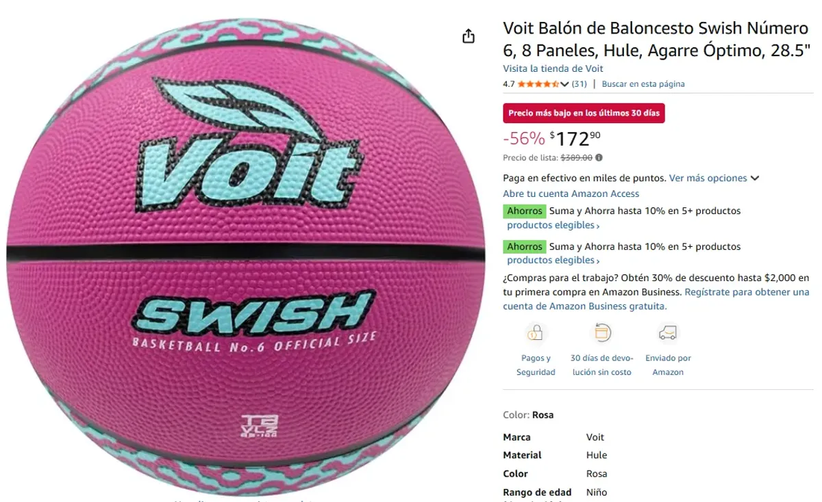REMATE DE BALON DE BASKET