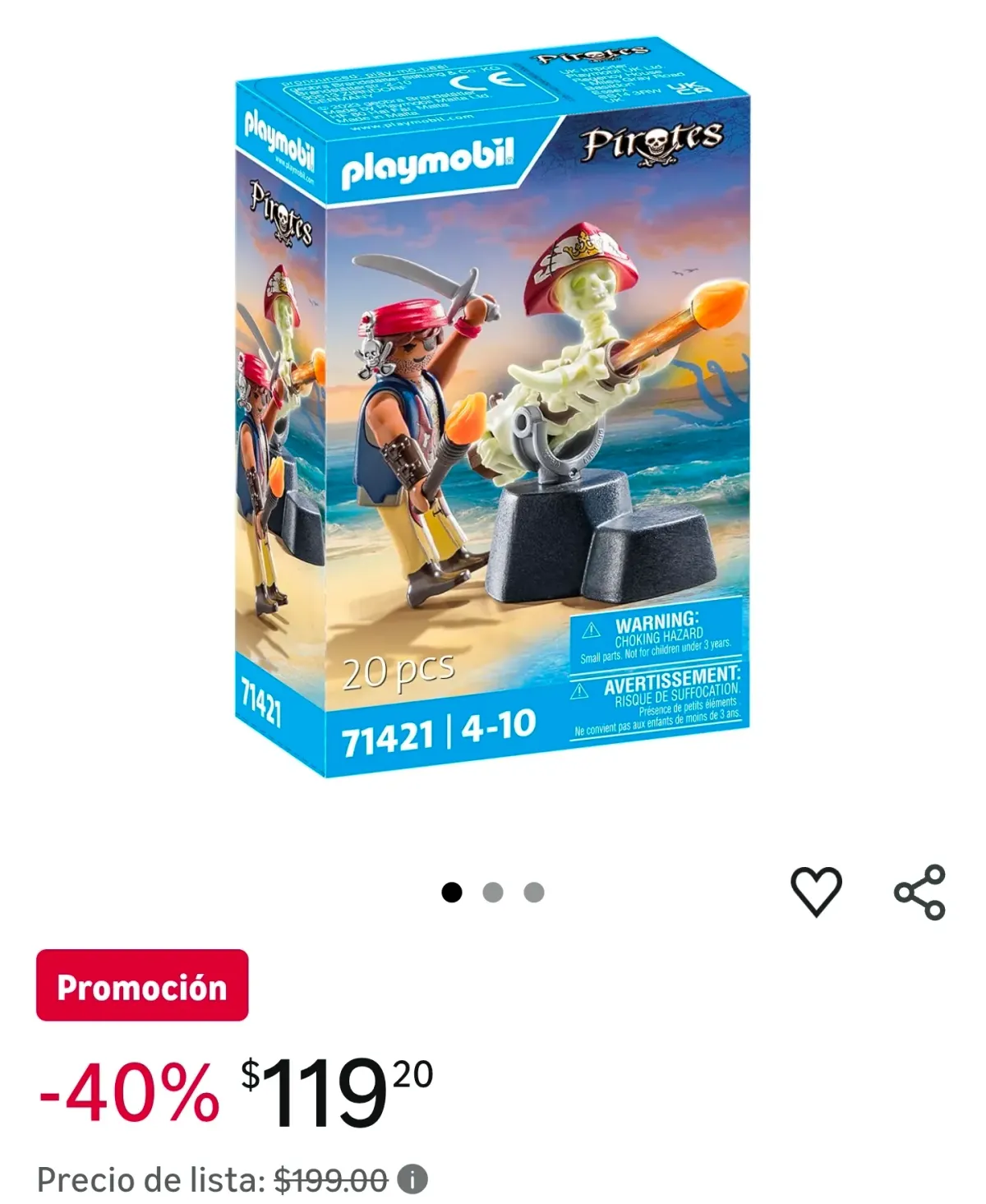 PIRATA PLAYMOBIL