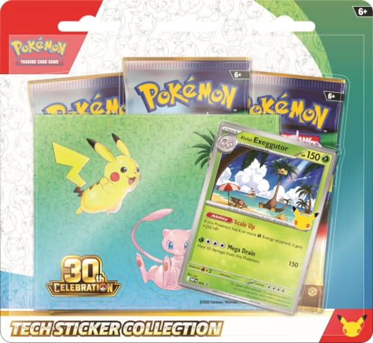Pokémon TCG: 30th Celebration Tech Sticker Collection