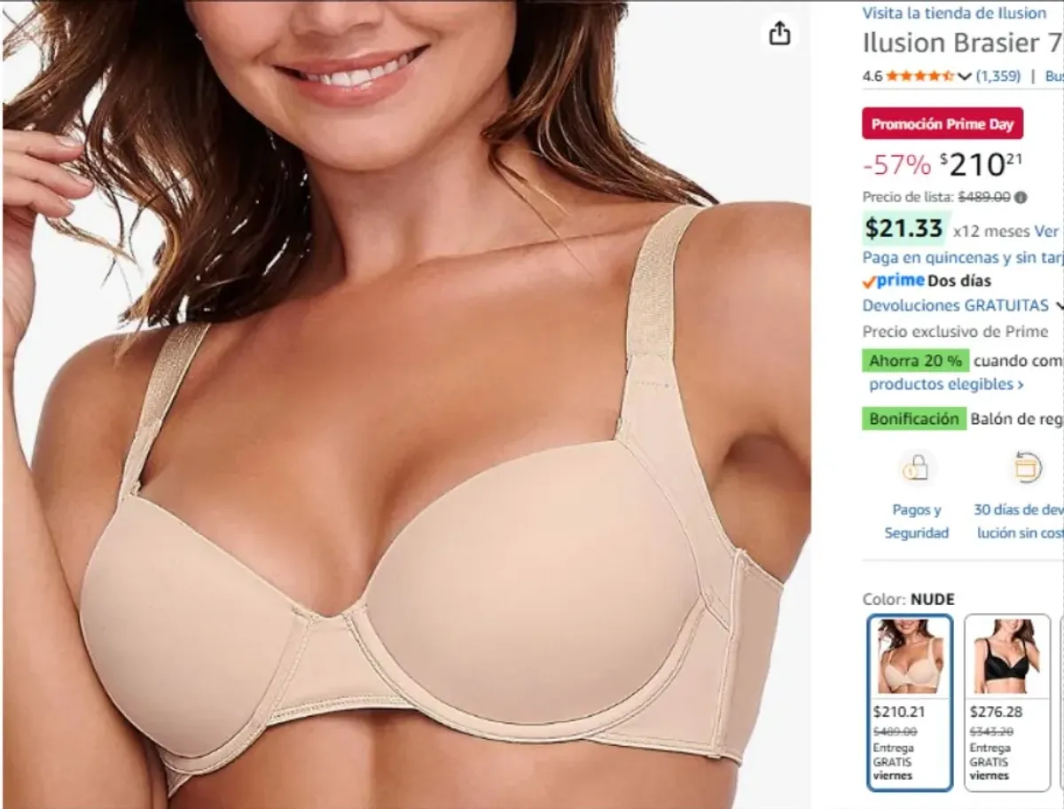 Ilusion Brasier 7352 para Mujer