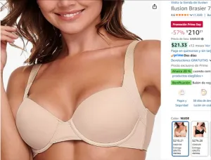 Ilusion Brasier 7352 para Mujer