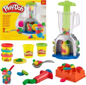 Play-Doh - Licuadora de Batidos Coloridos - Set de licuadora de Juguete - Artículos de Cocina de Juguete - Juguetes para Actividades de Manualidades para niños y niñas a Partir de 3 años
