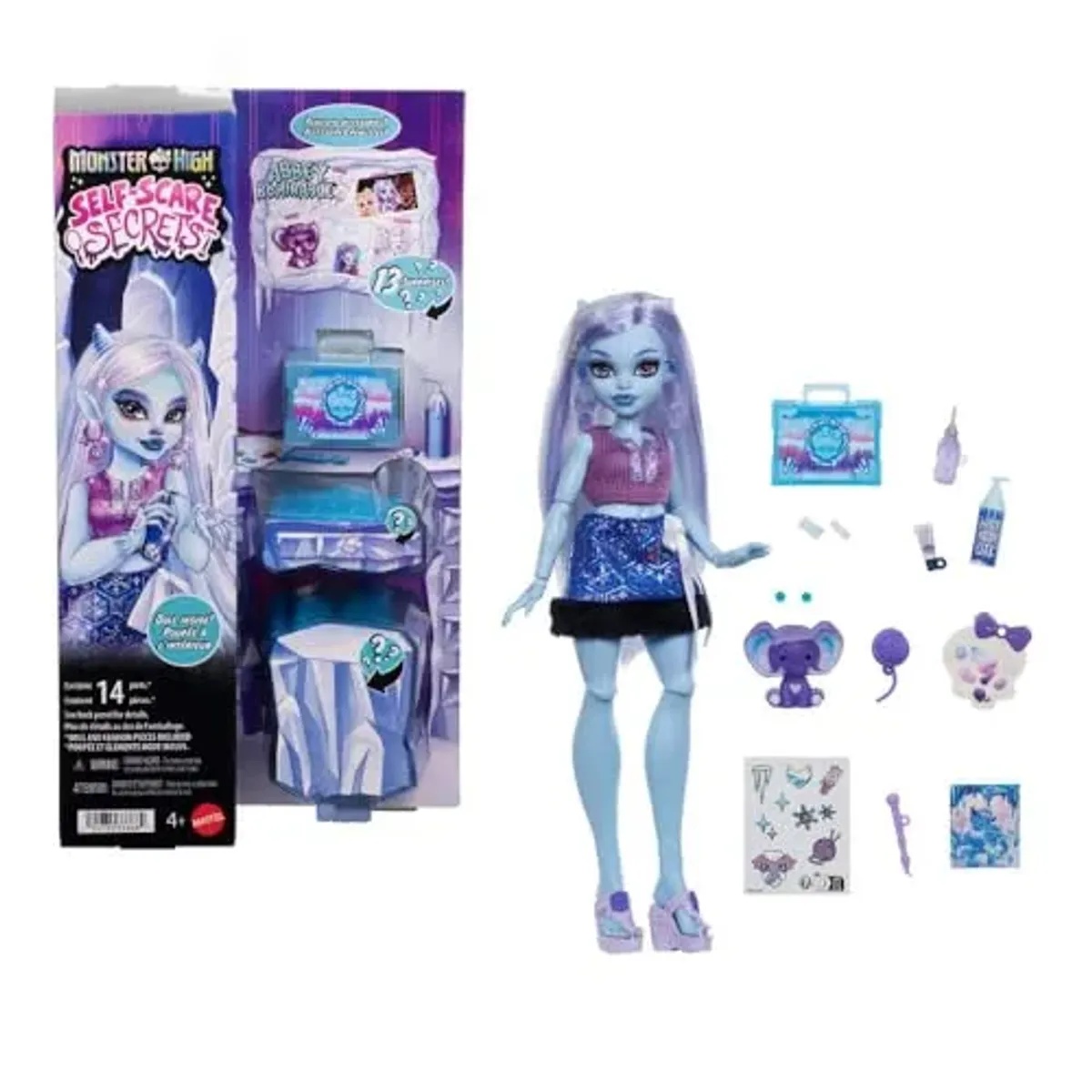 Monster High Muñeca Self-Scare Secrets Abbey 4+
