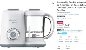 Multiprocesador de Alimentos 4 en 1 para Bebés