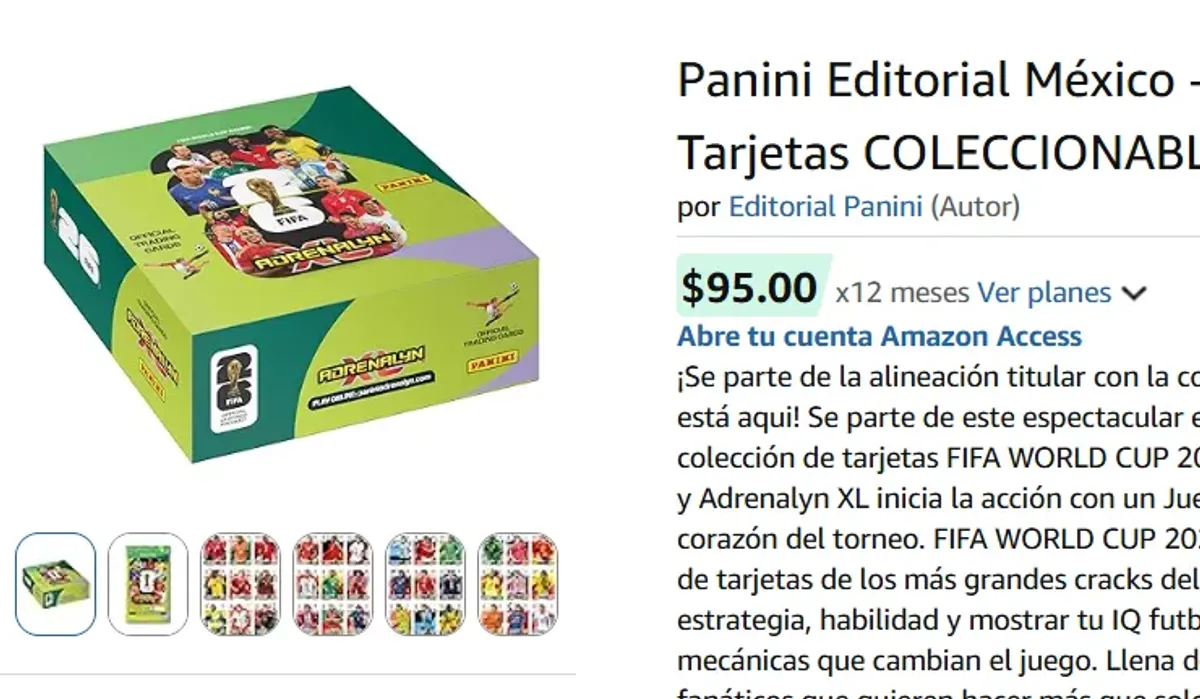 24 Sobres DE Tarjetas Mundial 