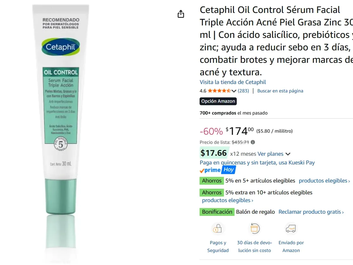 Sérum Facial Triple Acción Acné 