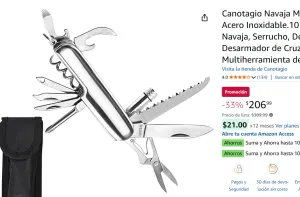 Navaja Multiusos .10 Funciones