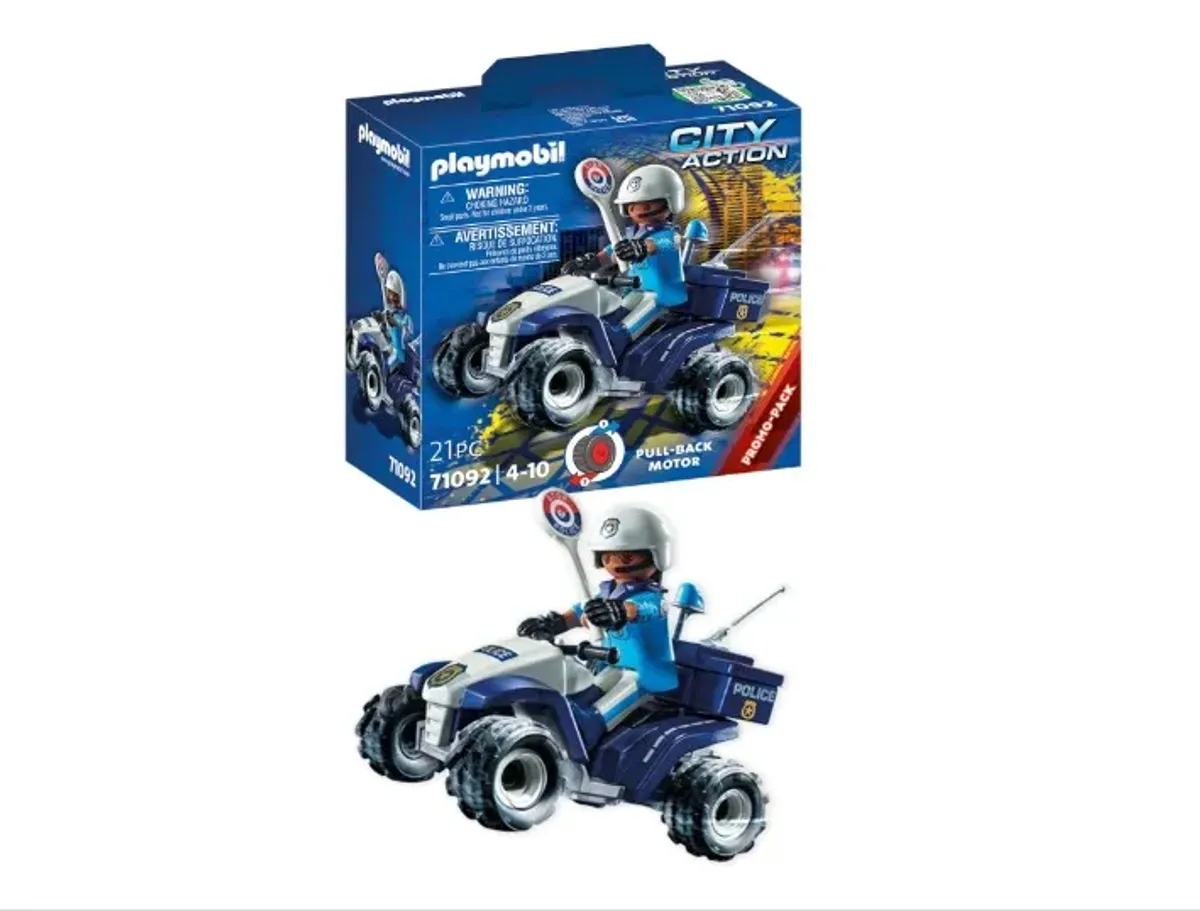  Playmobil Quad Police