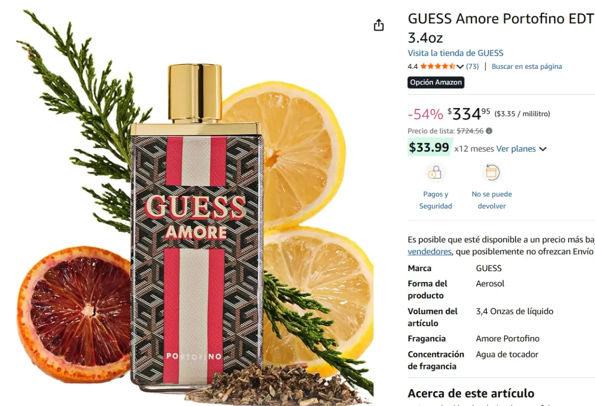 GUESS Amore Portofino EDT 