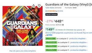 OST DE GOTG EN VINIL
