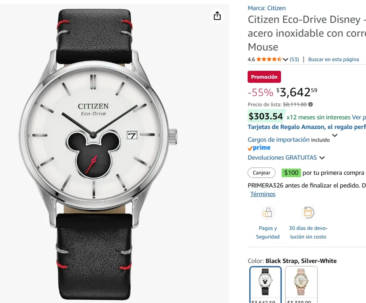 Citizen Eco-Drive Disney 