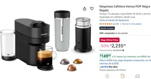 Nespresso Cafetera Vertuo 